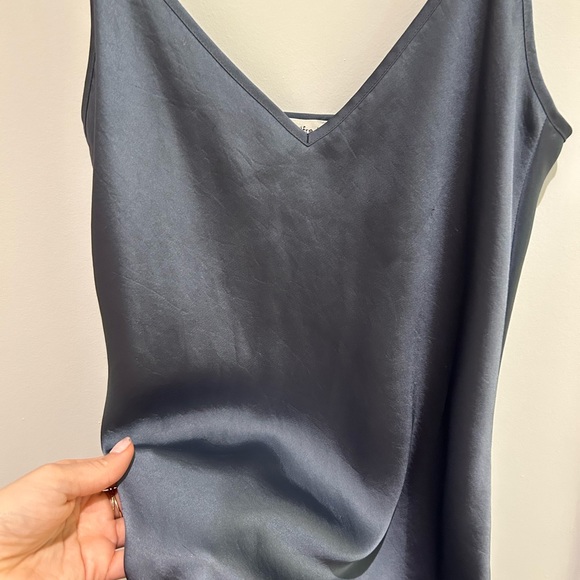 Aritzia | dusty blue mini slip dress - Picture 2 of 5
